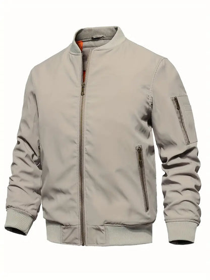 Blouson aviateur homme élégant aspect cuir