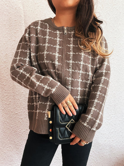 Manteau d'hiver pratique avec poches pour femme