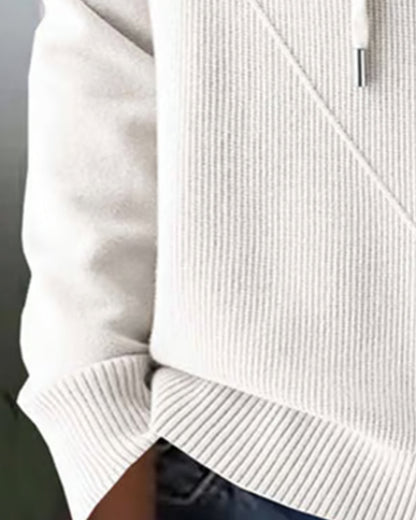 Kapuzenpullover Langarm Warm Und Bequem - IdealeKleiden