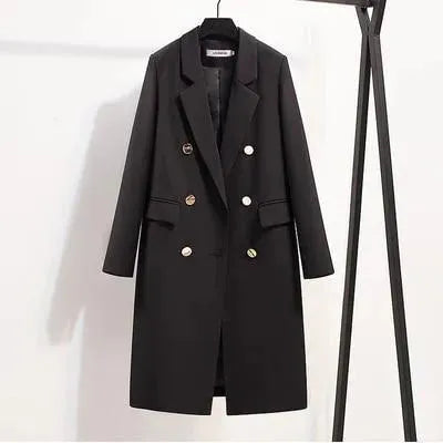 Manteau élégant pour femme, coupe droite moderne