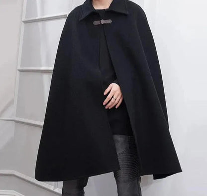 Herren Poncho Überzieher Trendy Wasserabweisend - IdealeKleiden