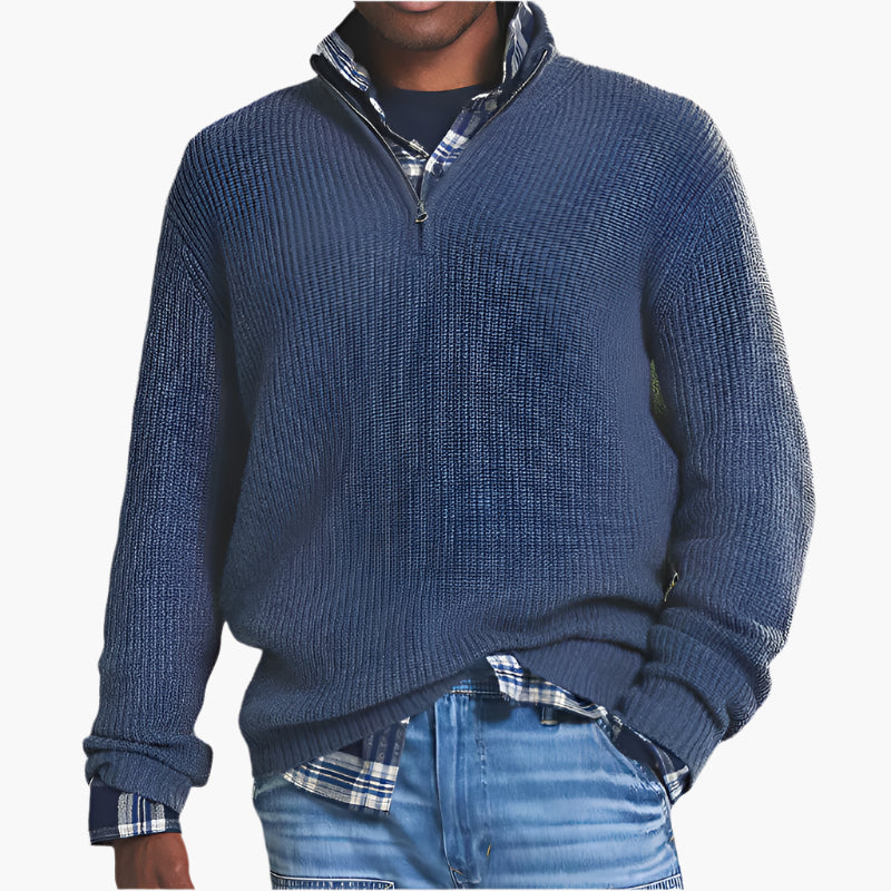 Gilet moderne zippé look business