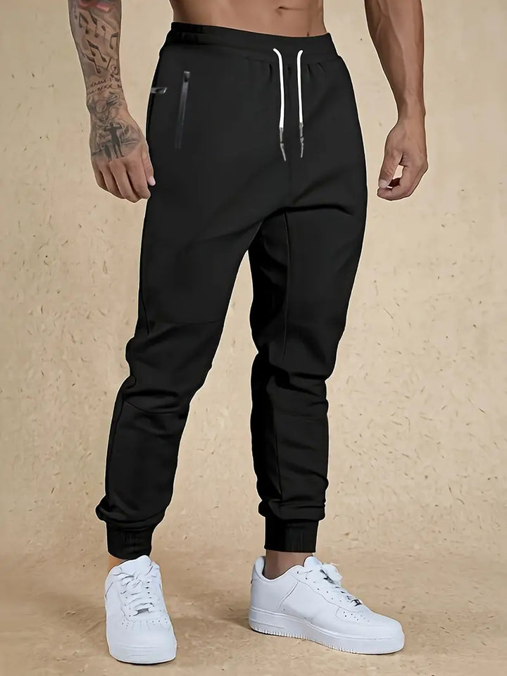 Pantalon pour homme confortable, avec cordon de serrage et coupe ample