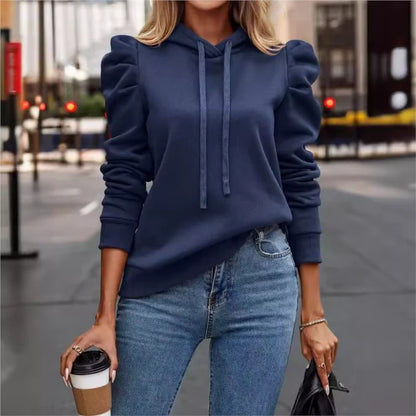 Hoodie élégant à volants pour femme