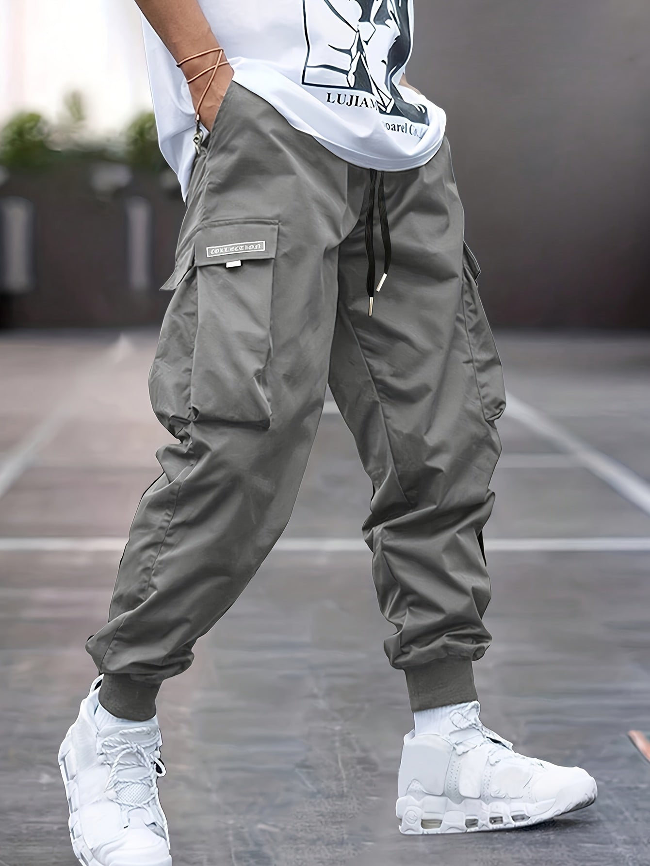 Pantalon cargo confortable pour homme léger