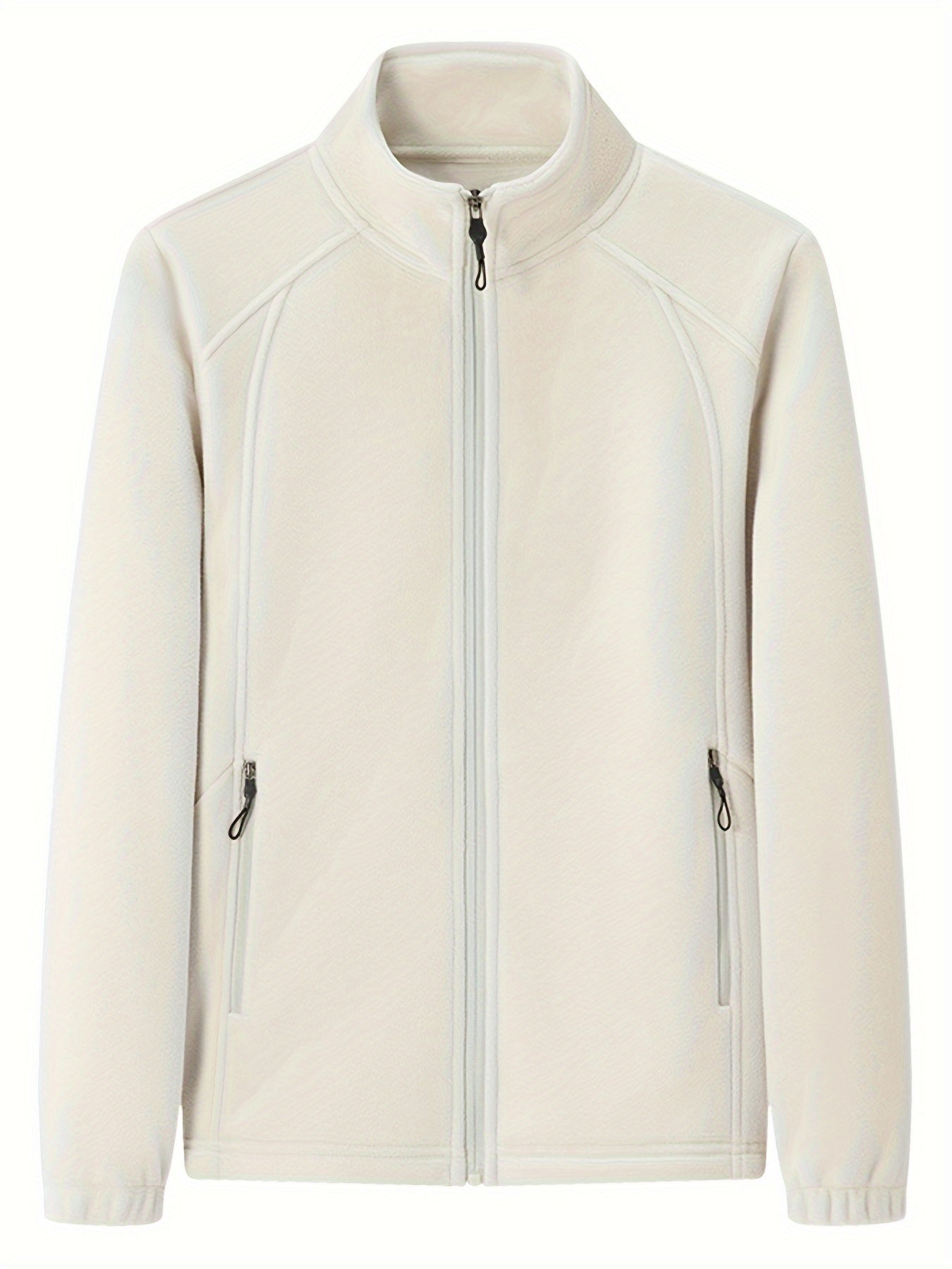 Veste polaire femme chaude col montant manches longues