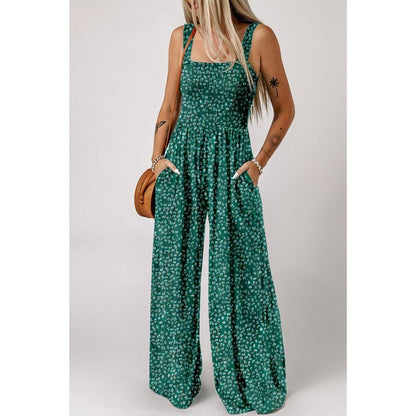 Combinaison élégante pour femme motif floral été