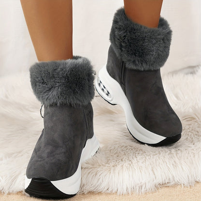 Set de bottes d'hiver chaudes fourrées