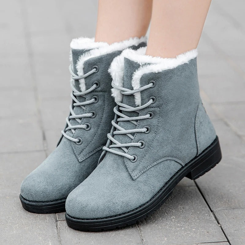 Bottes élégantes pour femmes, chaudes pour l'hiver
