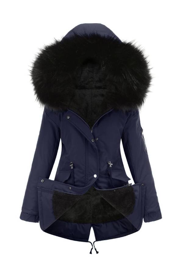 Manteau d'hiver femme polaire matelassé chaud