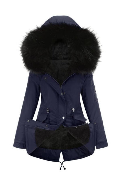 Manteau d'hiver femme polaire matelassé chaud