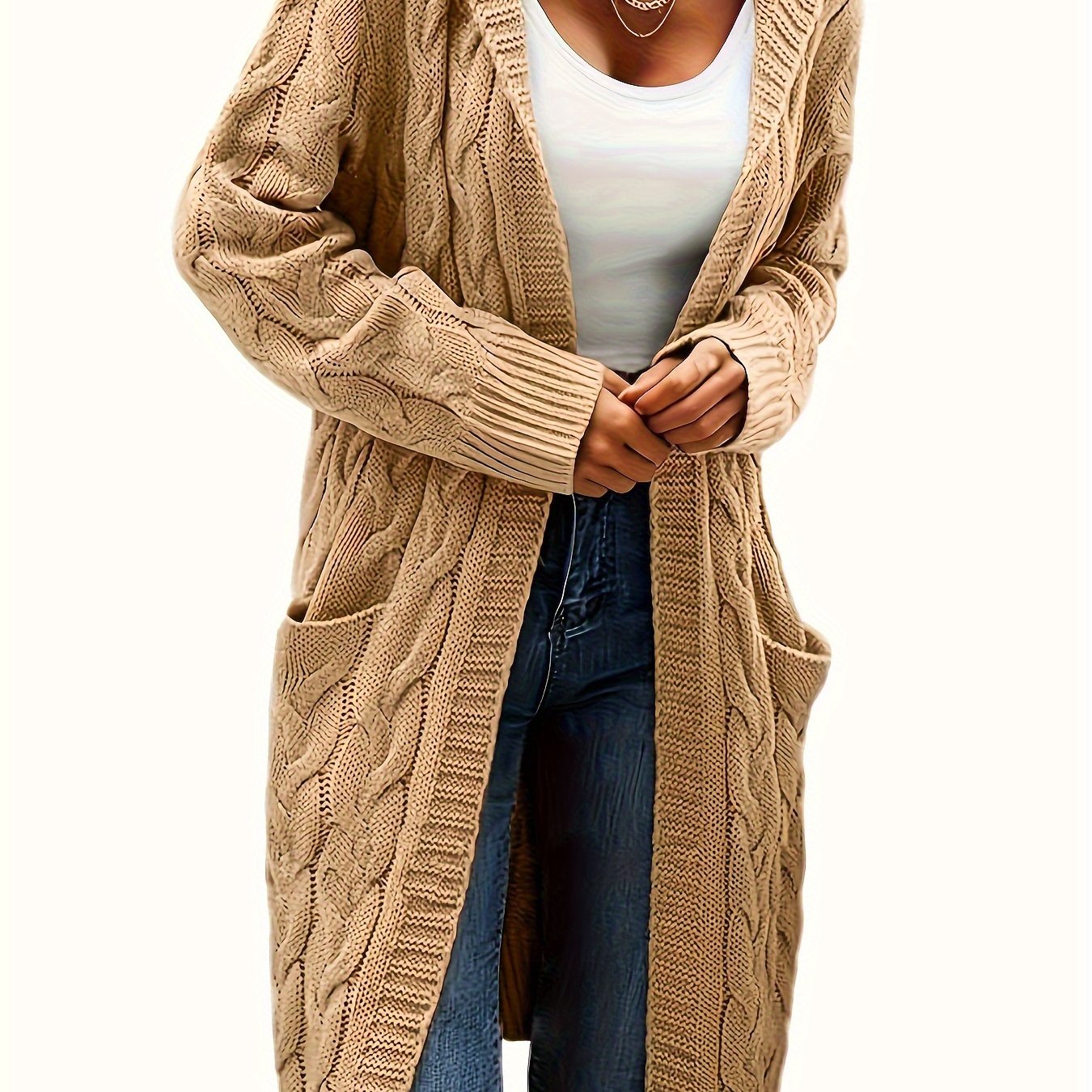 Veste à capuche femme longue élégante