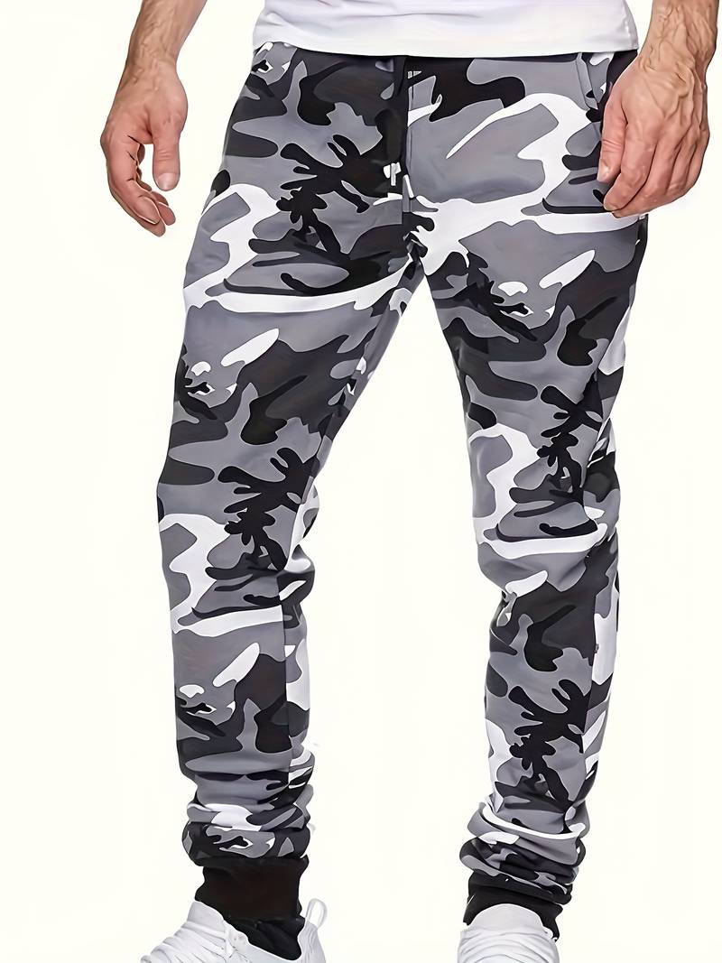 Pantalon homme camouflage style militaire