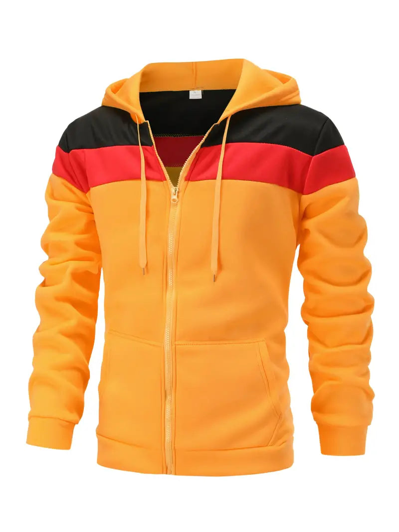 Sweat à capuche coloré effet lumineux homme