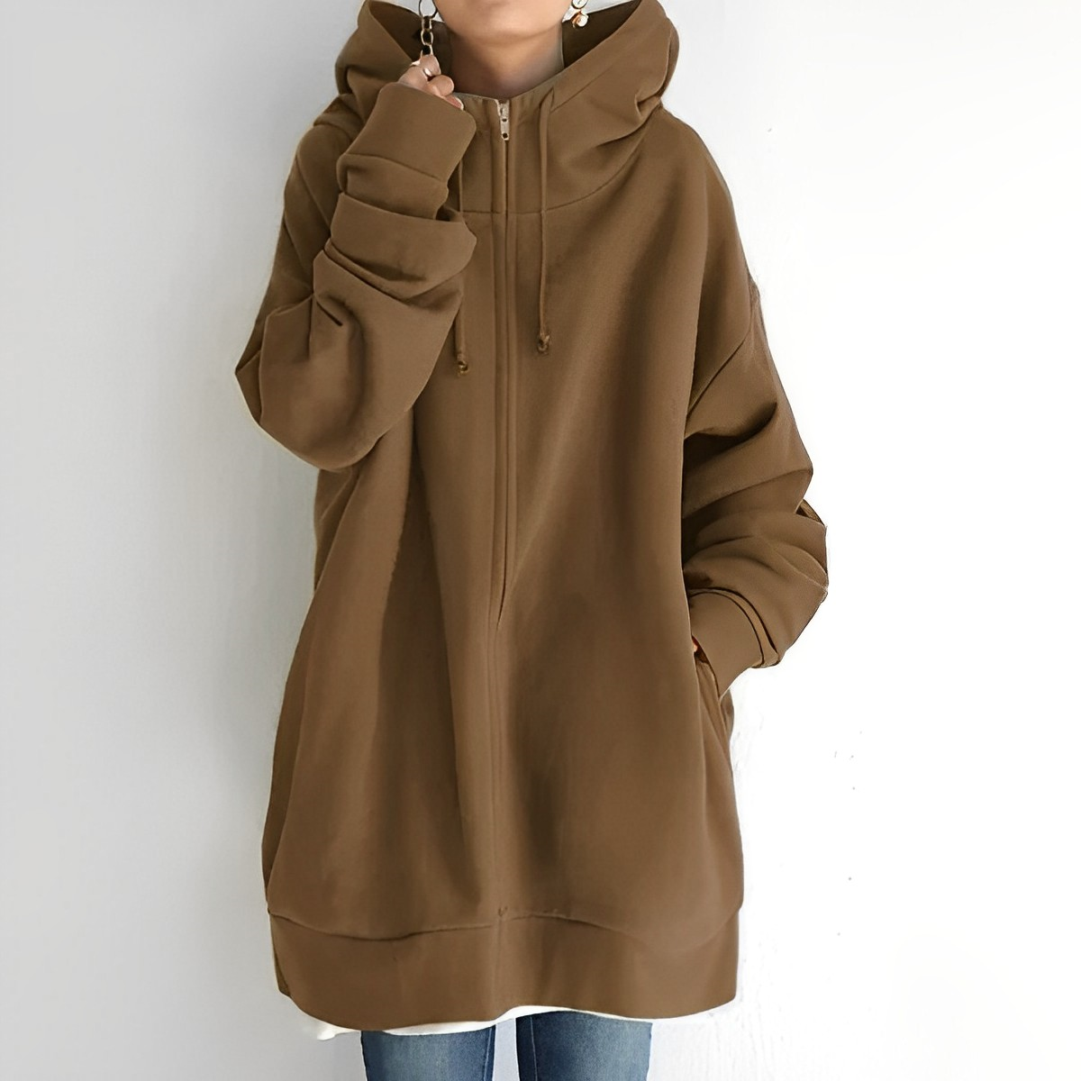 Sweat à capuche femme Style confiant