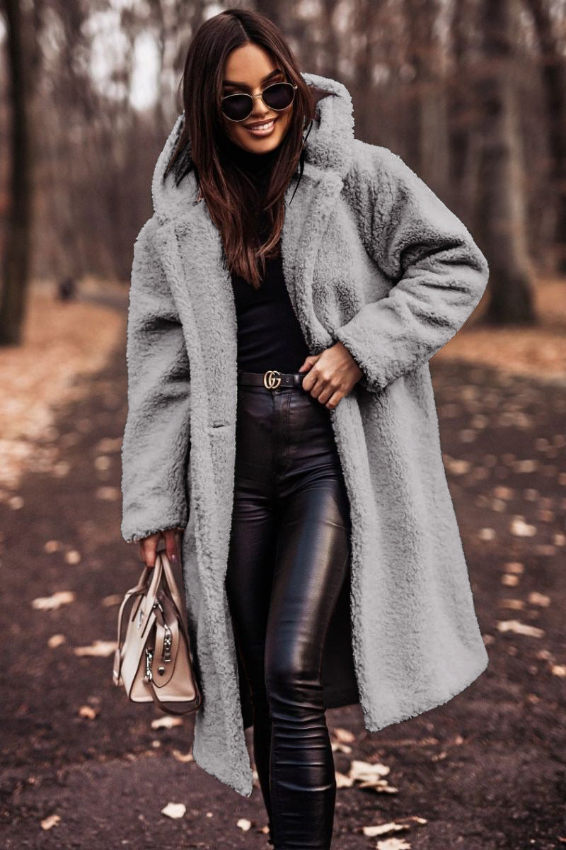 Manteau long et chaud idéal pour femme