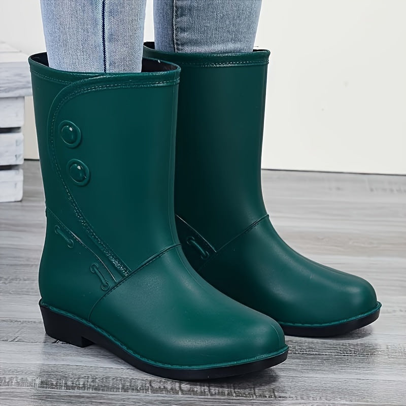 Bottes en caoutchouc pour femmes imperméables confortables antidérapantes