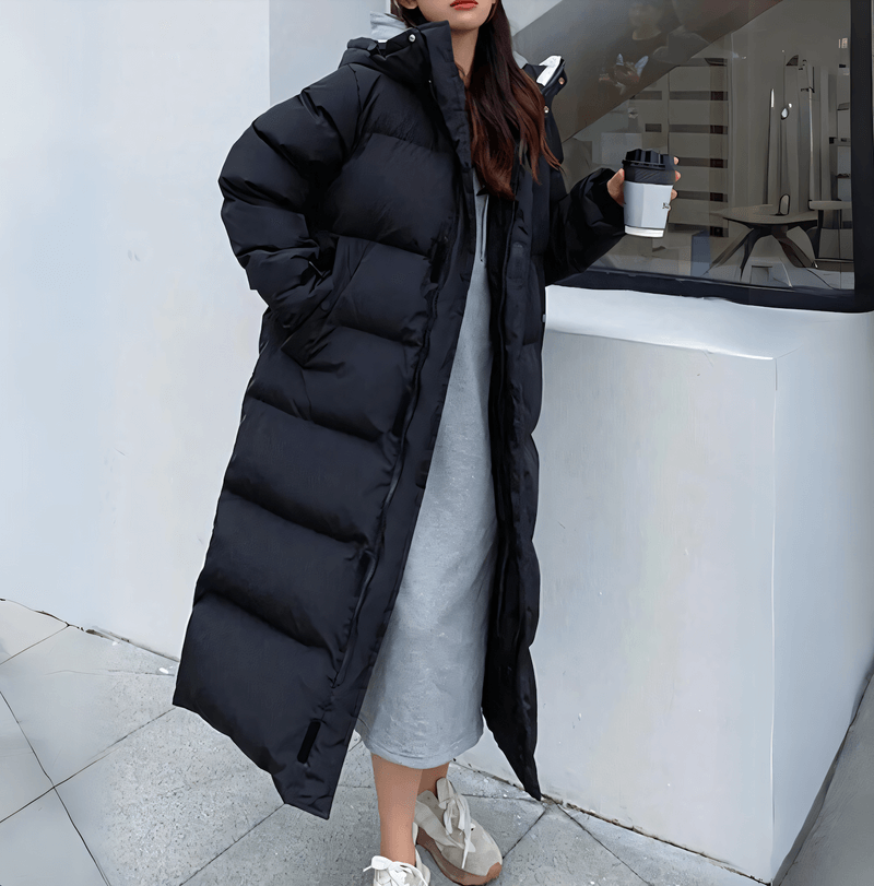 Les chaussures pour femmes ne sont pas une option, car il s'agit d'une veste. Un titre approprié serait : 
Veste de mi-saison femme à capuche manches longues tendance