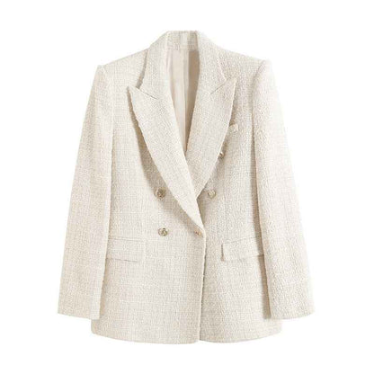 Schick Blazer mit Stehkragen Damen - IdealeKleiden