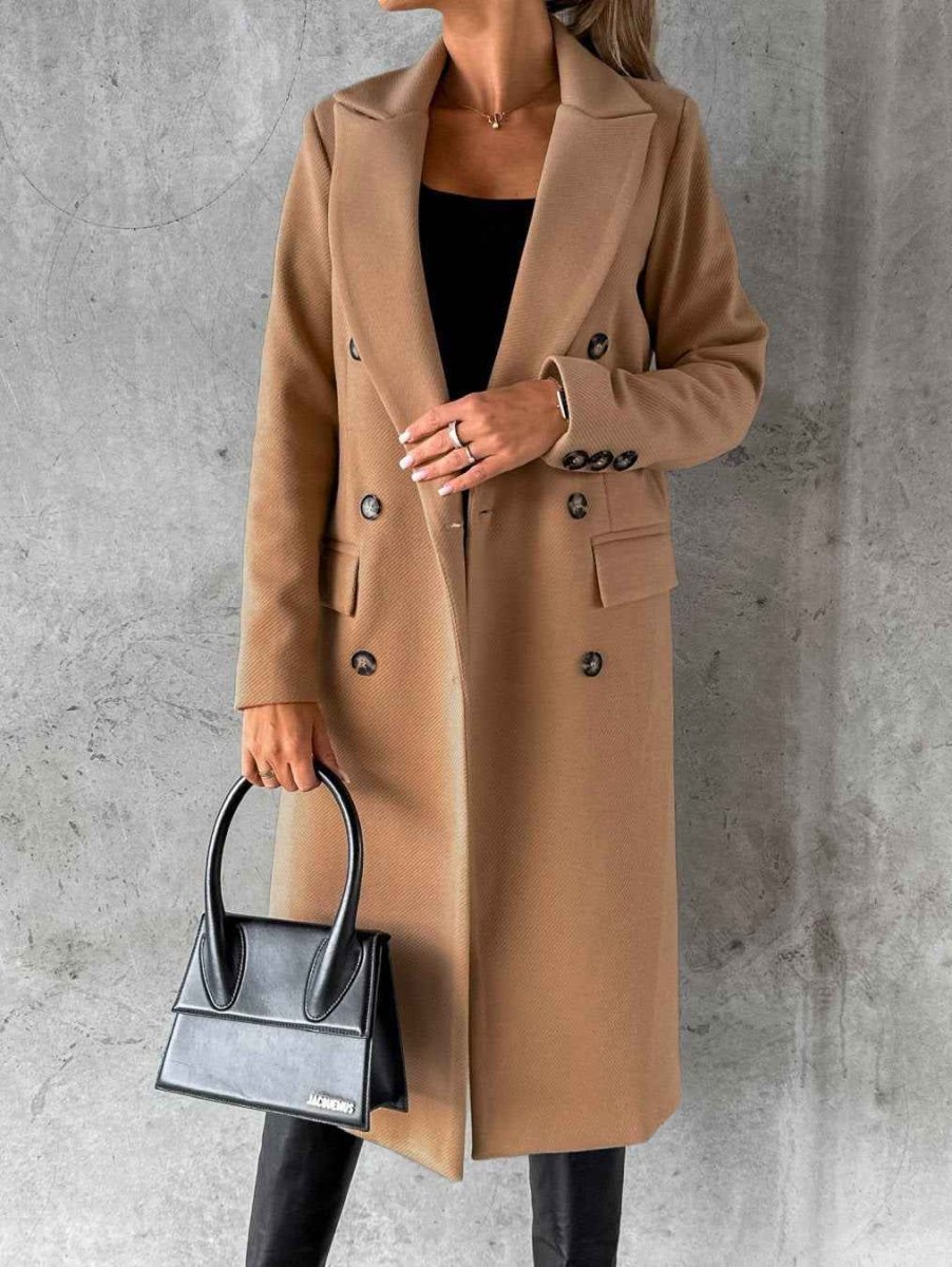 Trench-coat long et slim pour femme