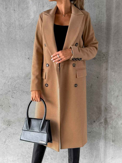 Trench-coat long et slim pour femme