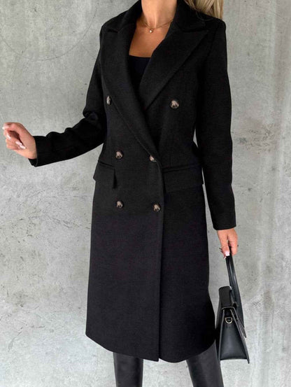 Trench-coat long et slim pour femme