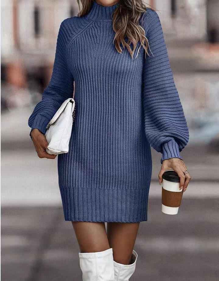 Robe pull moulante élégante pour femme