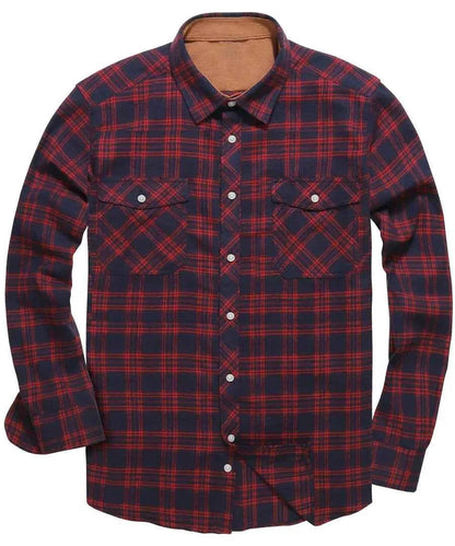 Herren Flanell Hemd Warm Modern - IdealeKleiden