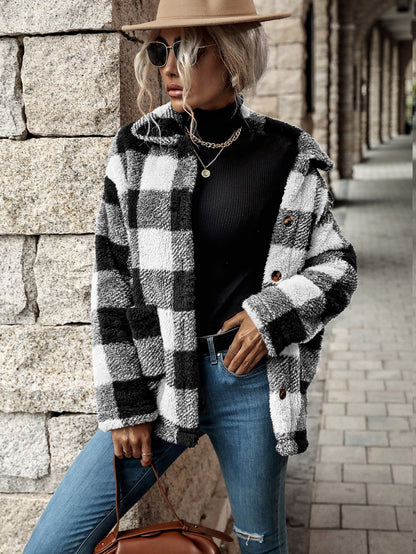 Veste en flanelle moderne confortable pour femmes