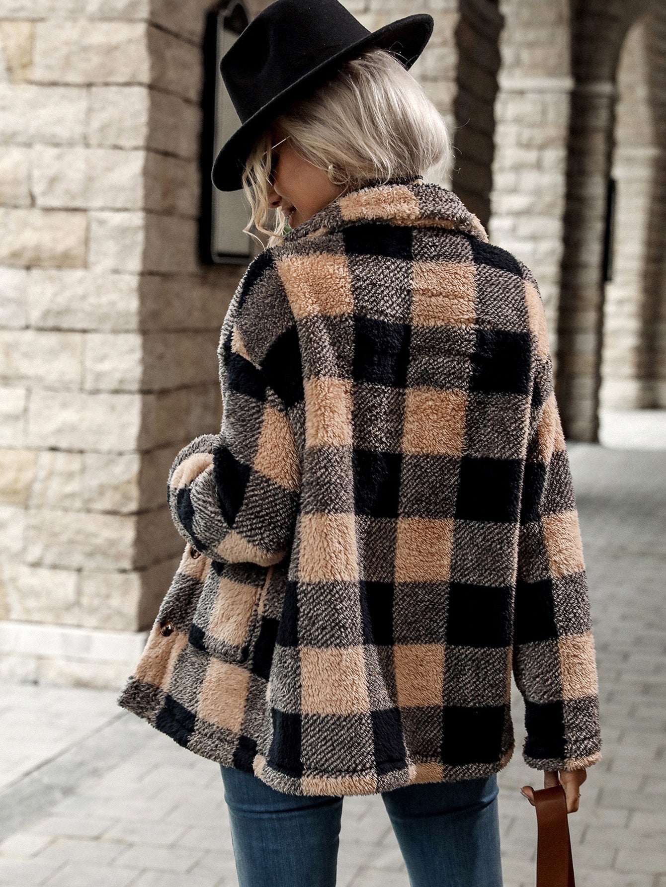 Bequeme Damen Flanelljacke Modern - IdealeKleiden