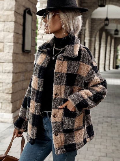 Veste en flanelle moderne confortable pour femmes