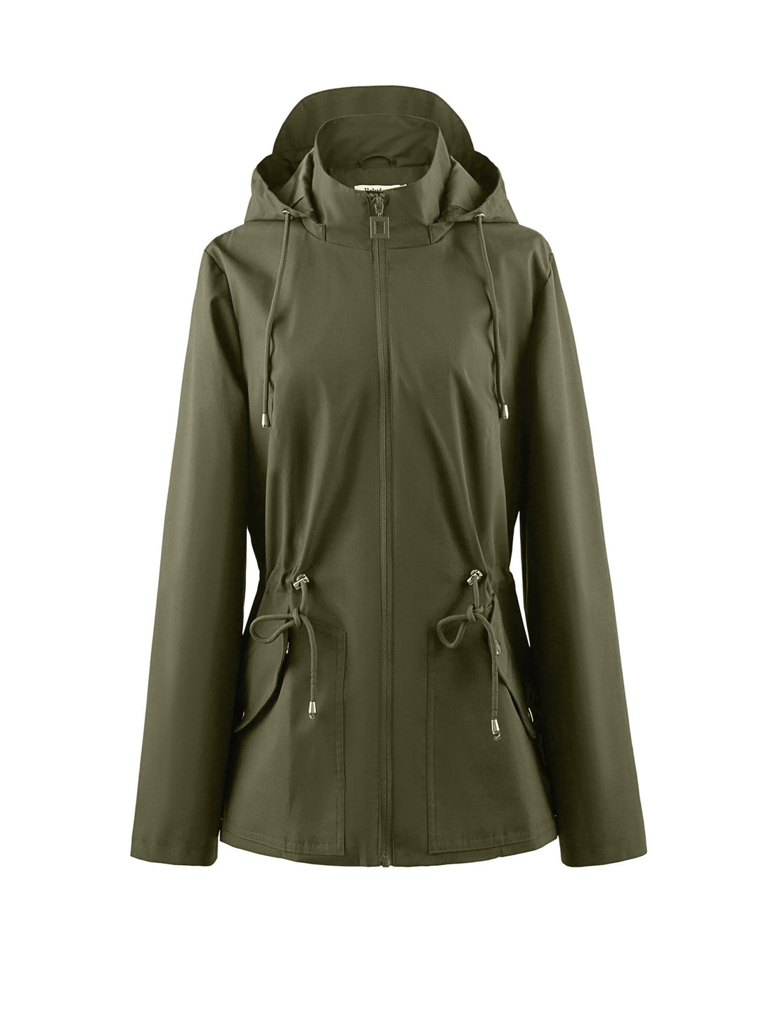 Manteau imperméable femme printemps automne capuche