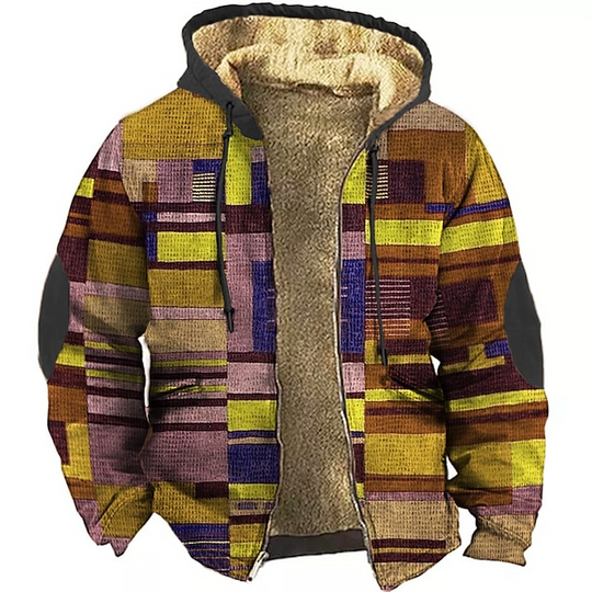 Gilet à capuche coloré et sportif pour hommes