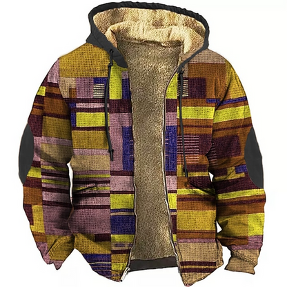 Gilet à capuche coloré et sportif pour hommes