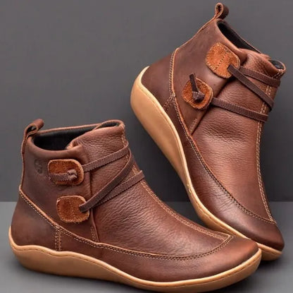 Damen Stiefel Vintage Chic Kurz - IdealeKleiden