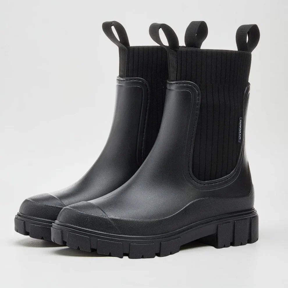 Bottes Chelsea imperméables élégantes pour femmes
