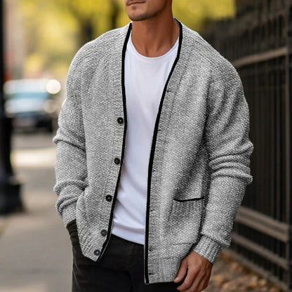 CALVIN - Eleganter Herren Wollpullover Italienisch Modern - IdealeKleiden
