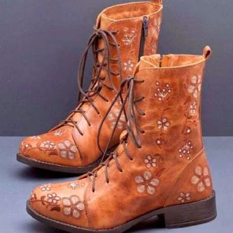 Retro Stiefel Ethno Chic Design - IdealeKleiden