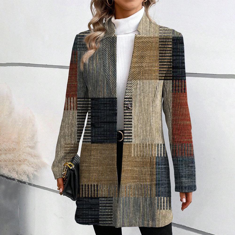Blazer fleuri et coloré pour femme