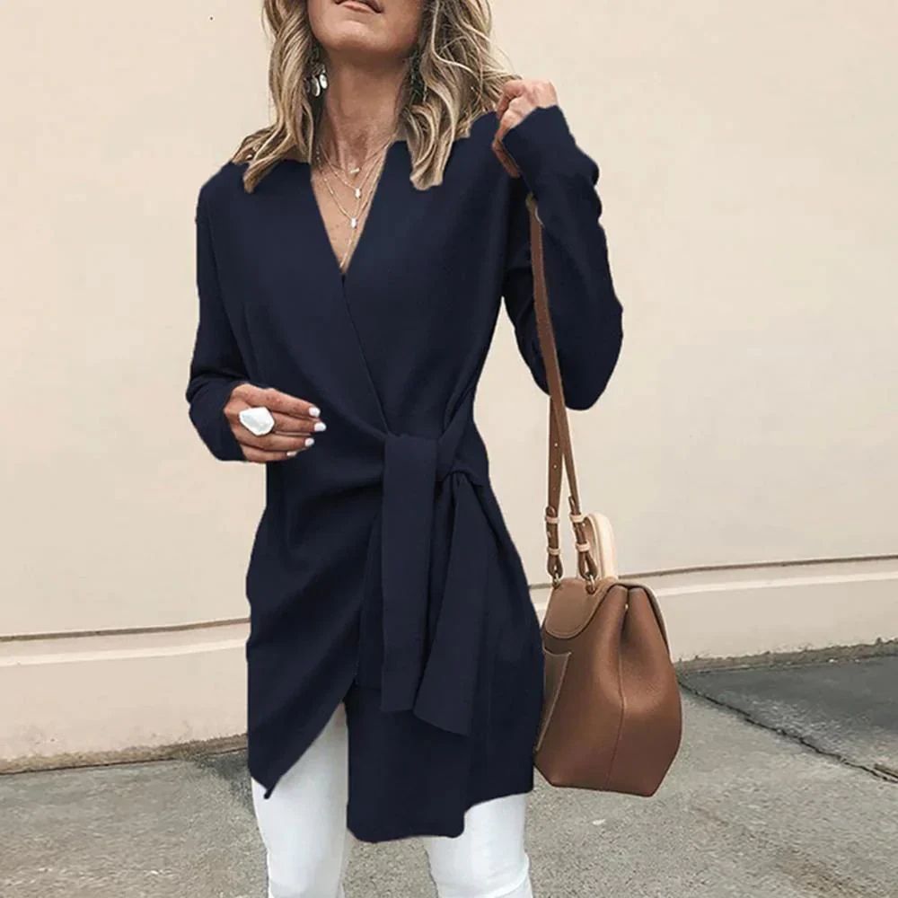 Élégante veste pour femme avec ceinture