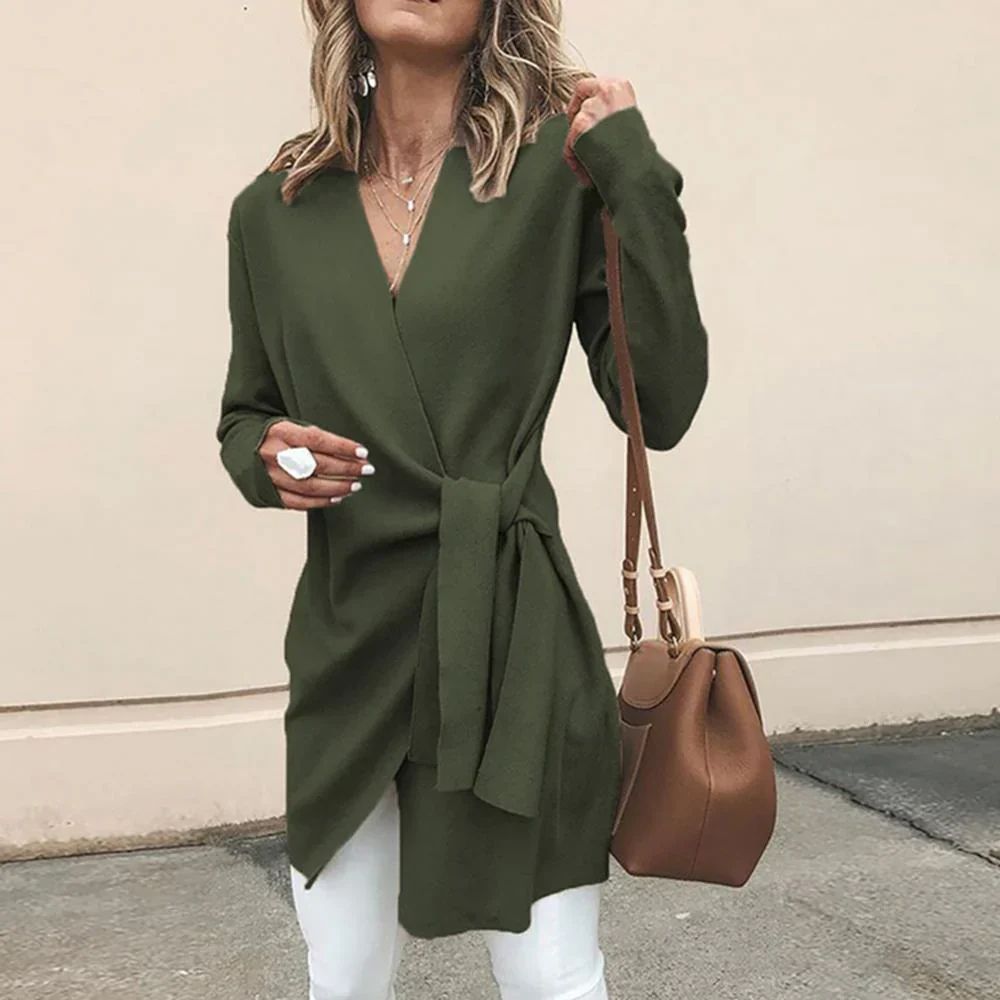 Élégante veste pour femme avec ceinture