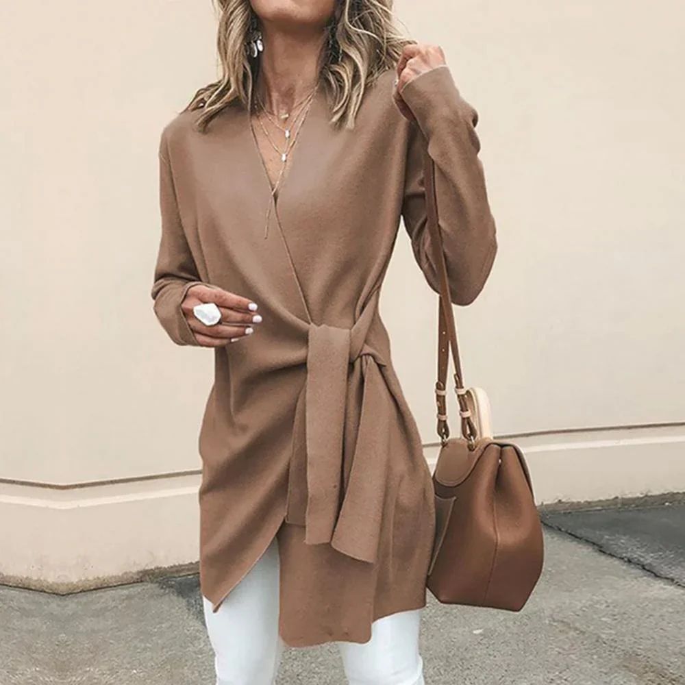 Élégante veste pour femme avec ceinture