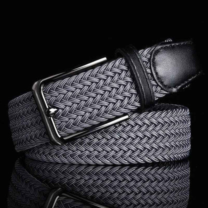 Ceinture tressée en cuir élégante