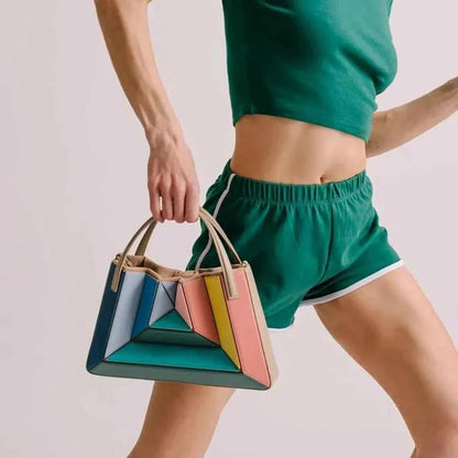 Sac à main élégant pour femme Géométrique