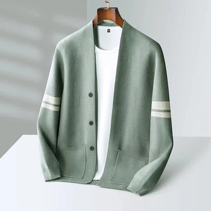 Moderner Strick-Cardigan mit Knöpfen - IdealeKleiden