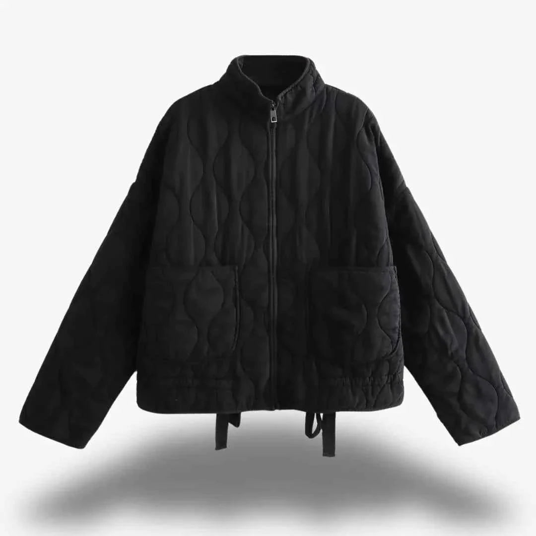 Gepolstertes Übergangsjack Damen Slim Fit - IdealeKleiden