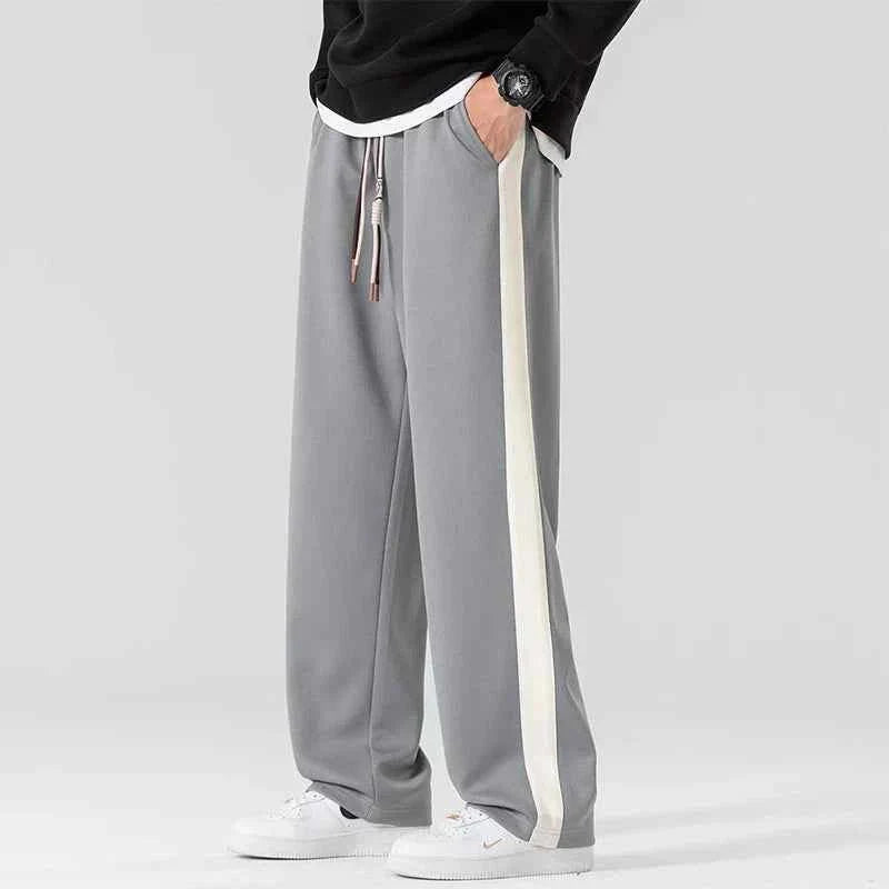 Pantalon de jogging sportif homme avec rayures