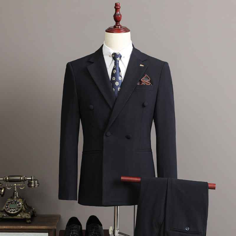 Costume rayé homme coupe moderne