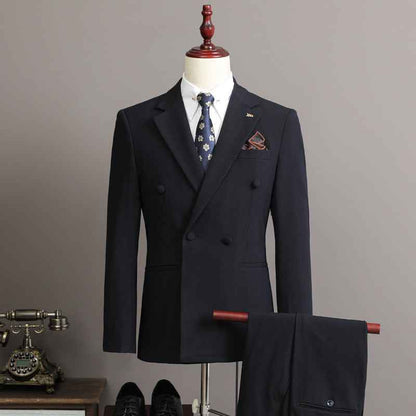 Costume rayé homme coupe moderne