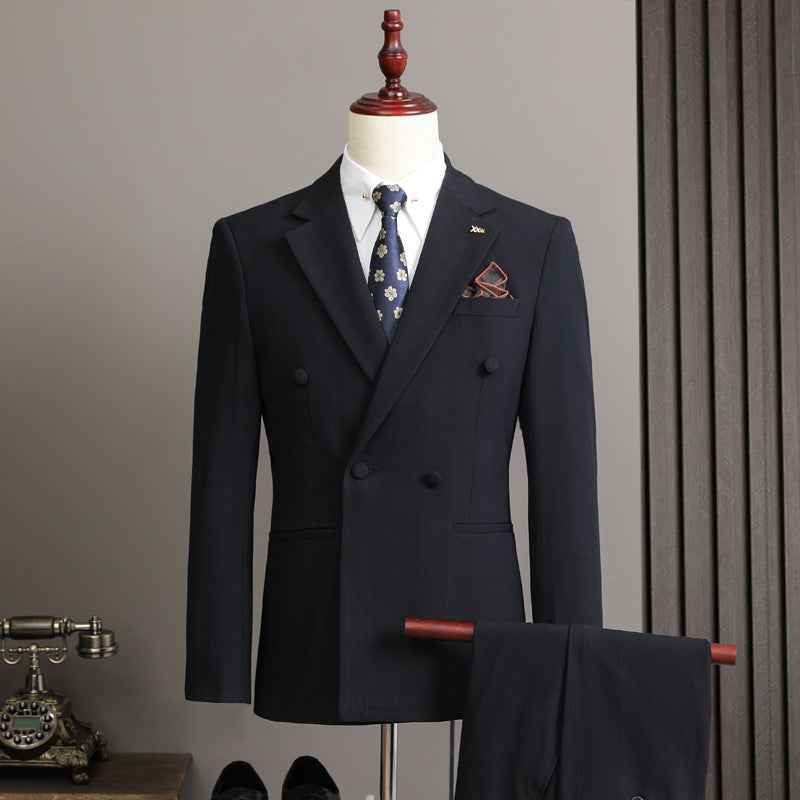 Costume rayé homme coupe moderne